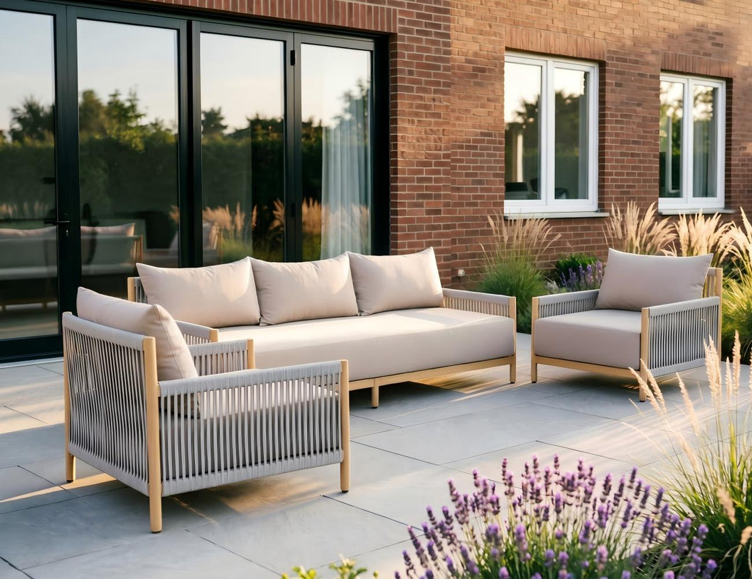 Goldentail Outdoor Rope Sofa Set - 5 Seat
