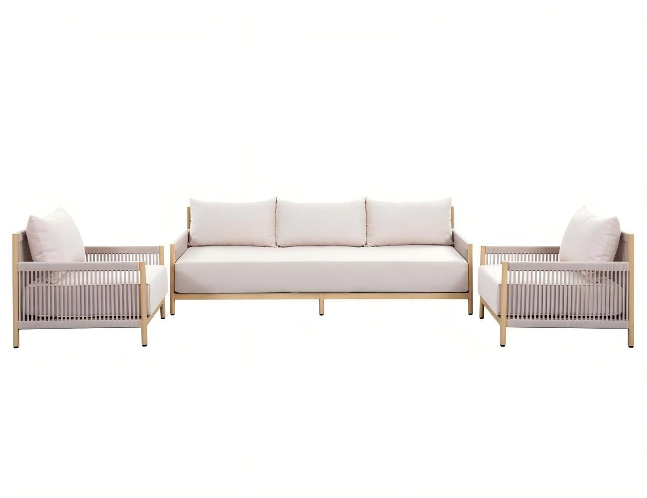 Goldentail  Outdoor Rope Sofa Set - 5 Seat
