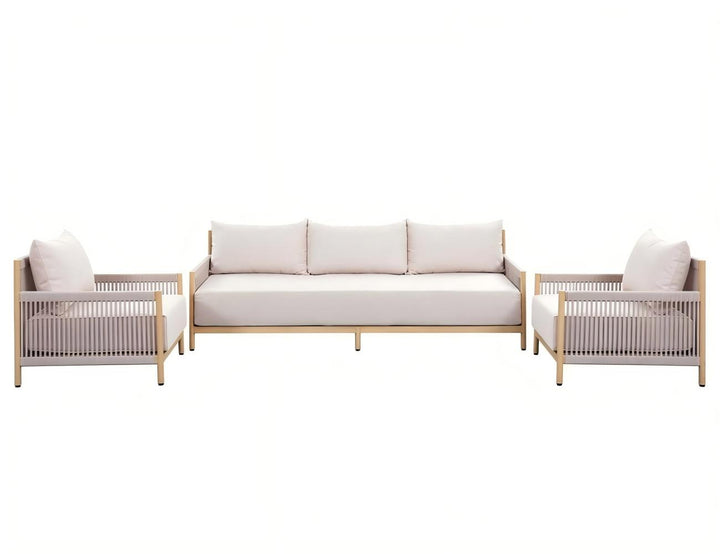 Goldentail  Outdoor Rope Sofa Set - 5 Seat