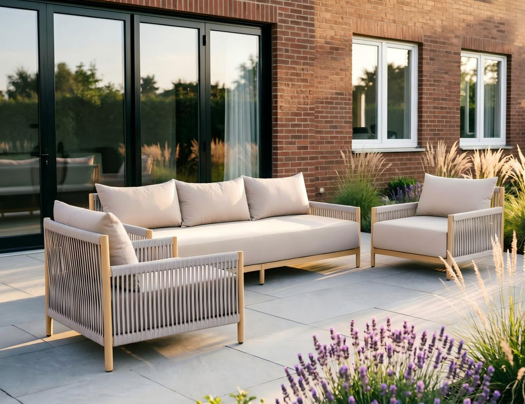 Goldentail Outdoor Rope Sofa Set - 5 Seat