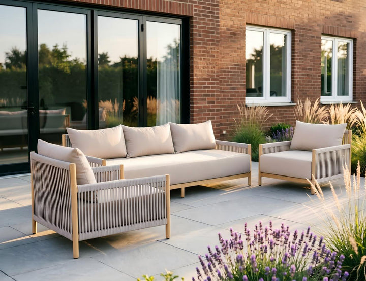 Goldentail Outdoor Rope Sofa Set - 5 Seat
