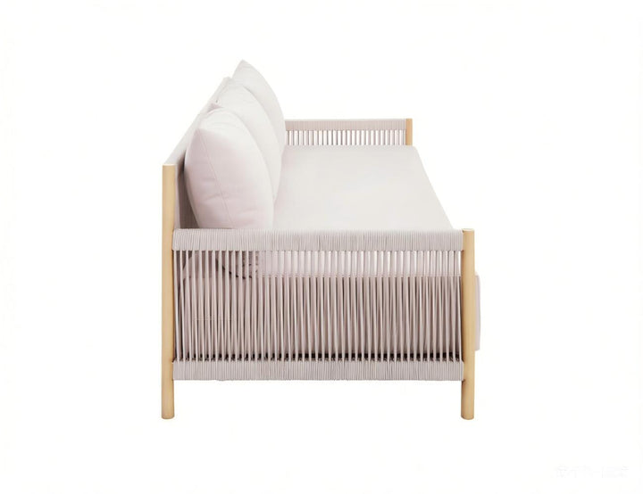 Goldfinch 3-Seater Aluminium and Rope Sofa
