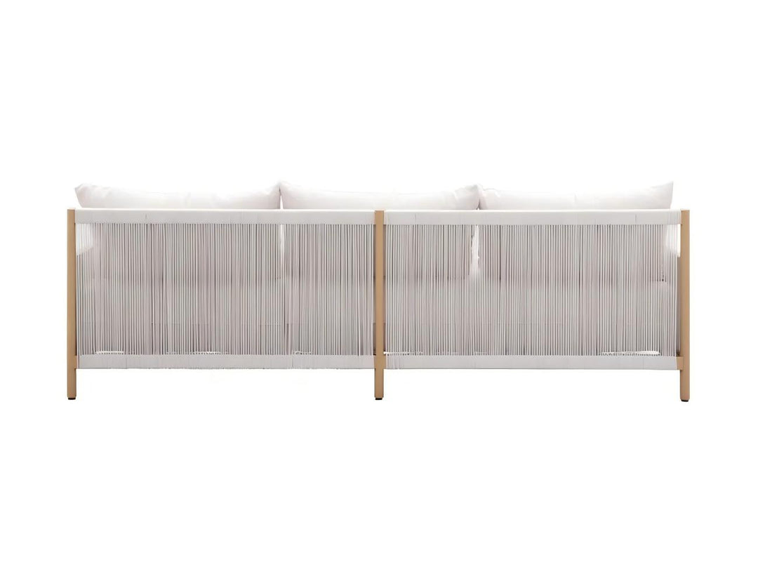 Goldfinch 3-Seater Aluminium and Rope Sofa