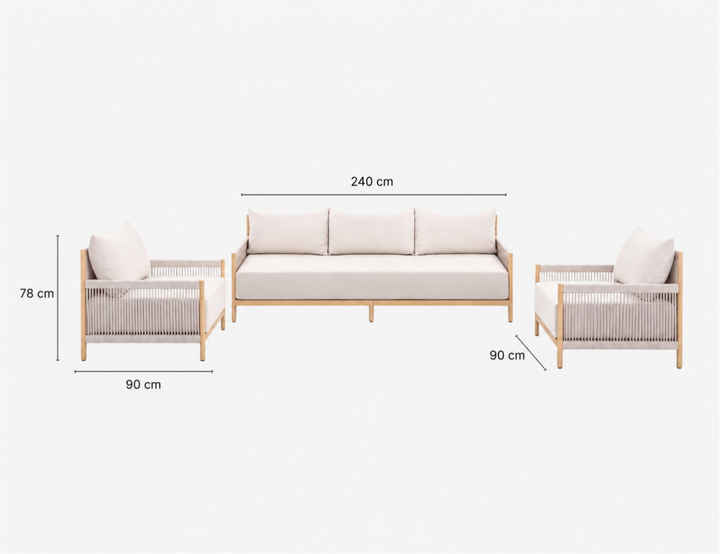 Goldfinch 5-Seater Outdoor Sectional Sofa Set