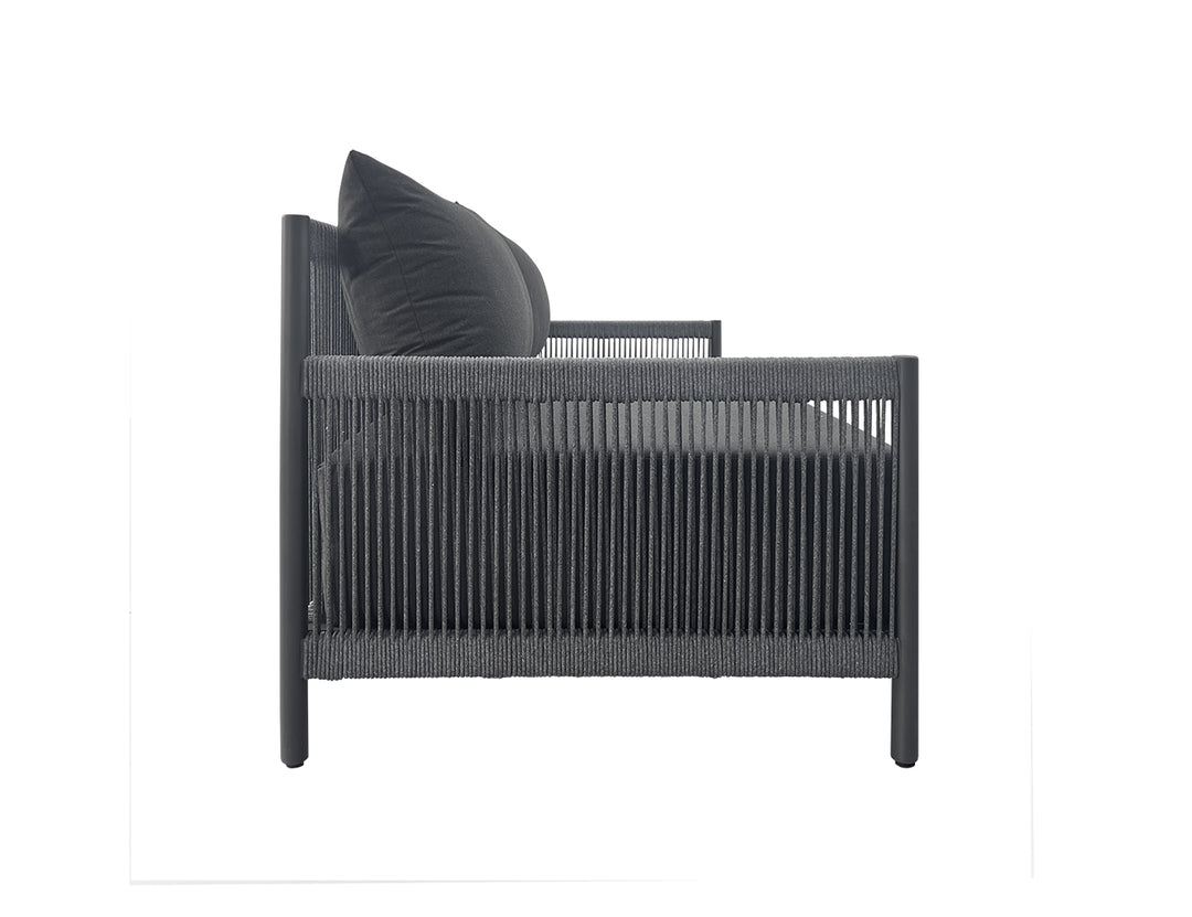 Goldfinch Aluminium and Rope Loveseat