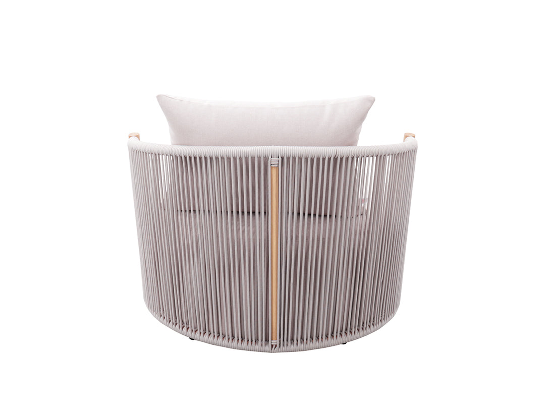 Goldfinch Aluminium and Rope Swivel Chair