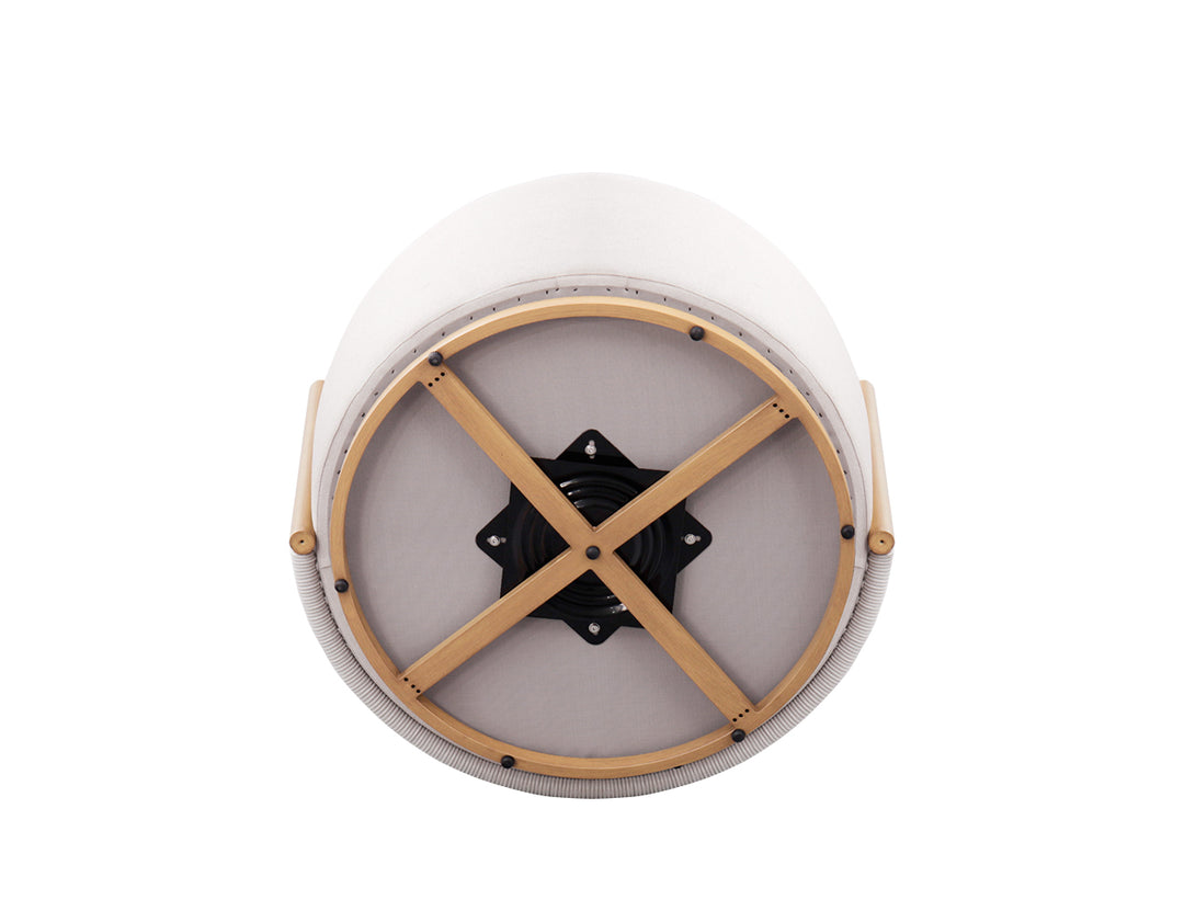 Goldfinch Aluminium and Rope Swivel Chair