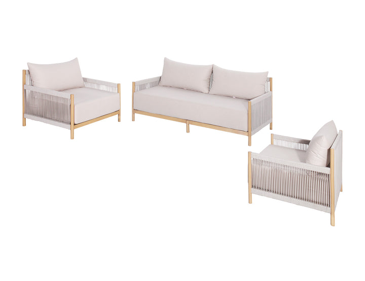 Goldfinch Loveseat Rope Sofa Set 3PCS