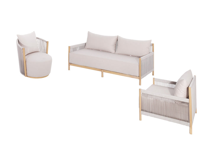 Goldfinch Outdoor Rope Sofa Set 3PCS