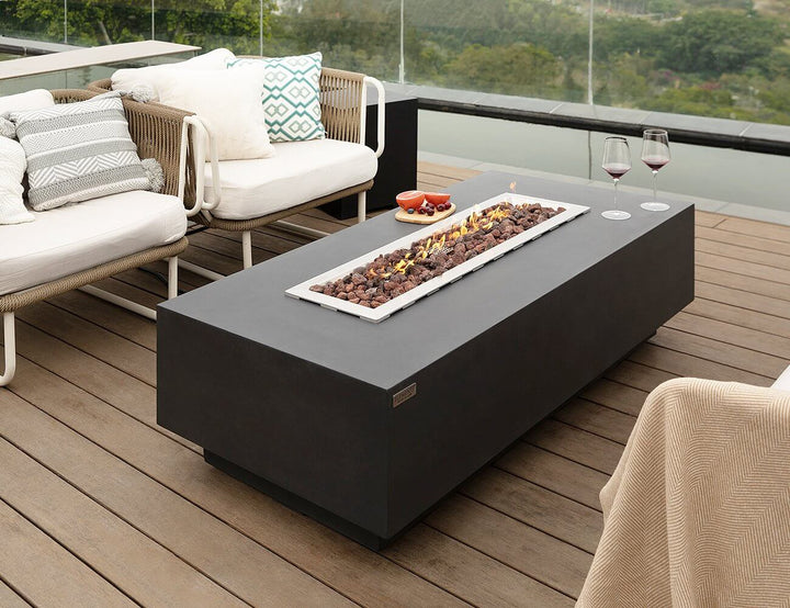 Granville Outdoor Gas Fire Pit Table, Size: PropaneLP,