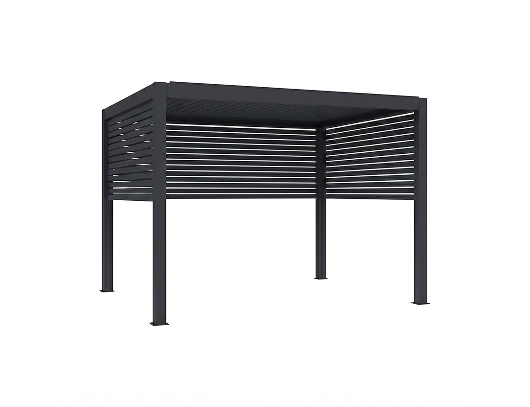Half Height Slatted Privacy Screen for Tasman Freestanding pergola