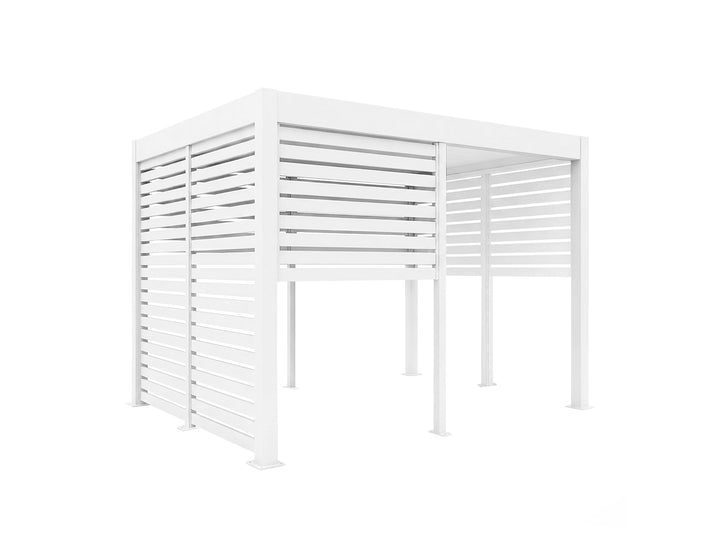 Half Height Slatted Privacy Screen for Tasman Freestanding pergola