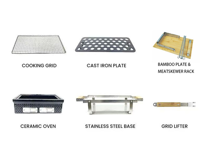 Hibachi Tabletop BBQ Grill- Rectangle 2.0