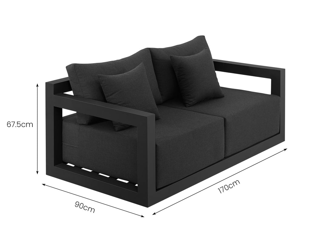 Ibis 2.0 Oversized Outdoor Loveseat