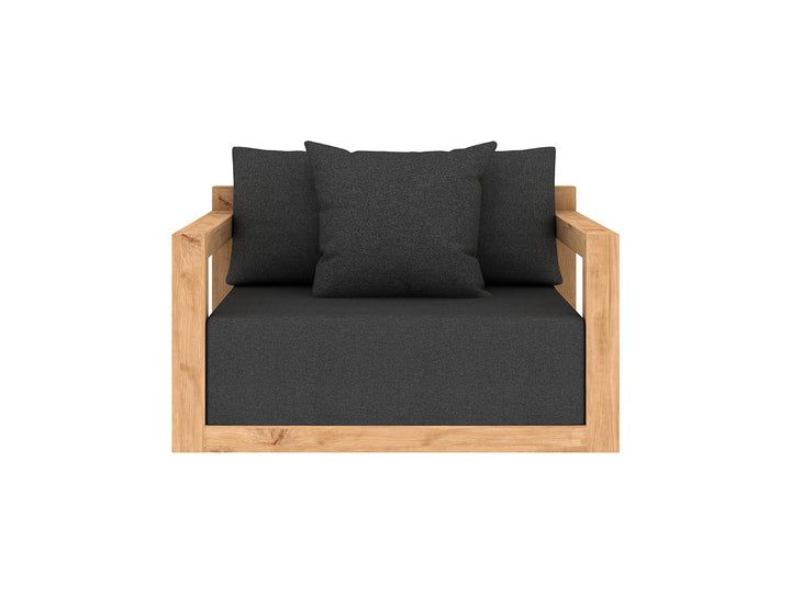 Ibis Outdoor Teak Sofa Sectional Loveseat Set  - 3pcs
