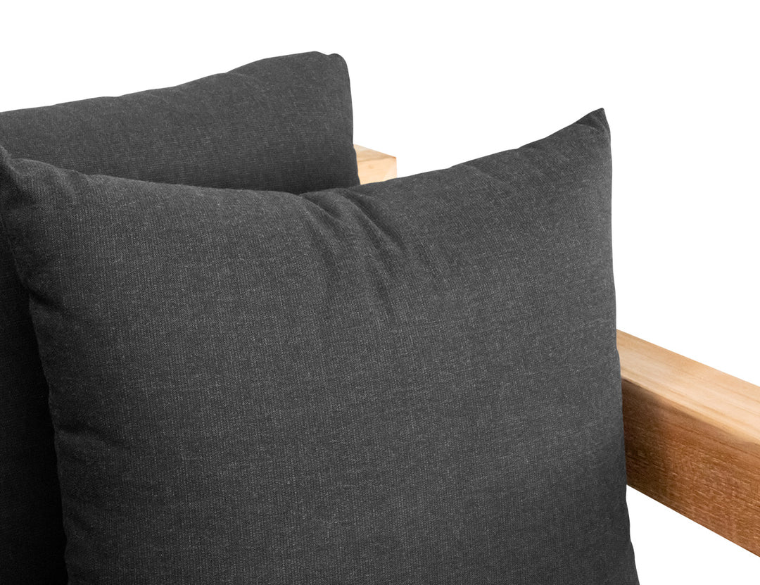 Ibis Outdoor Teak Corner Sofa Sectional U-Shape Set - 6pcs
