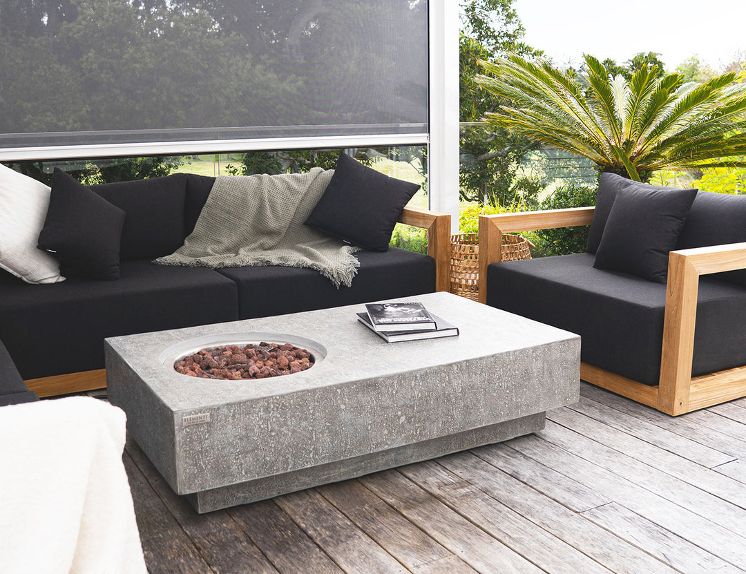 Ibis Outdoor Teak Sofa Sectional Loveseat Set  - 3pcs