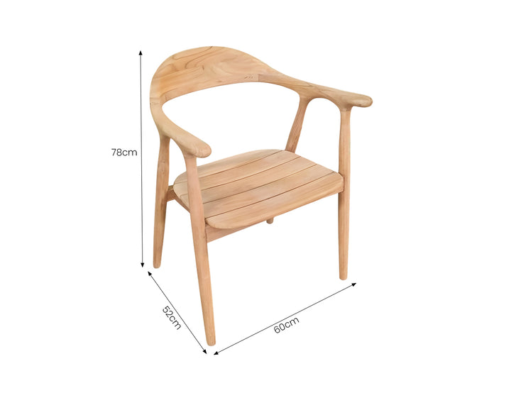 Macaw Teak Dining Chair
