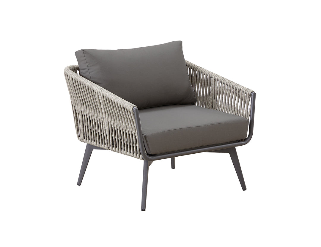 Kereru Aluminium and Rope Outdoor Armchair