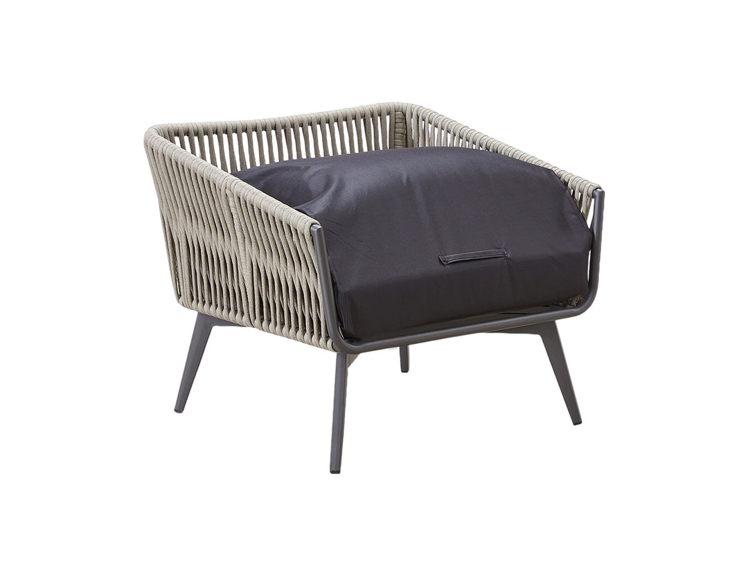 Kereru Aluminium and Rope Outdoor Armchair