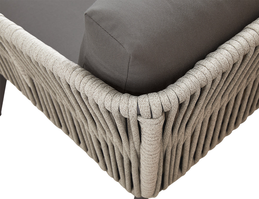 Kereru Aluminium and Rope Outdoor Armchair