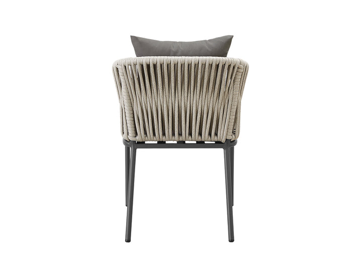 Kereru Aluminium and Rope Outdoor Dining Chair