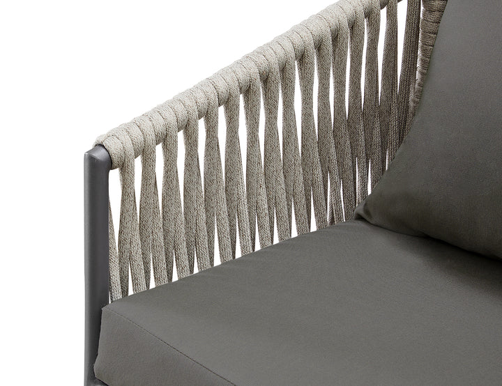 Kereru Aluminium and Rope Outdoor Dining Chair