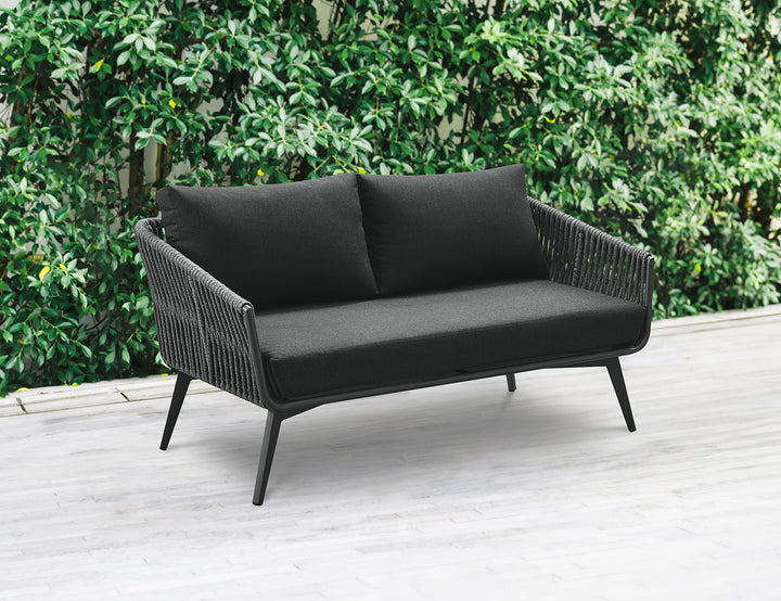 Kereru Aluminium and Rope Outdoor Loveseat