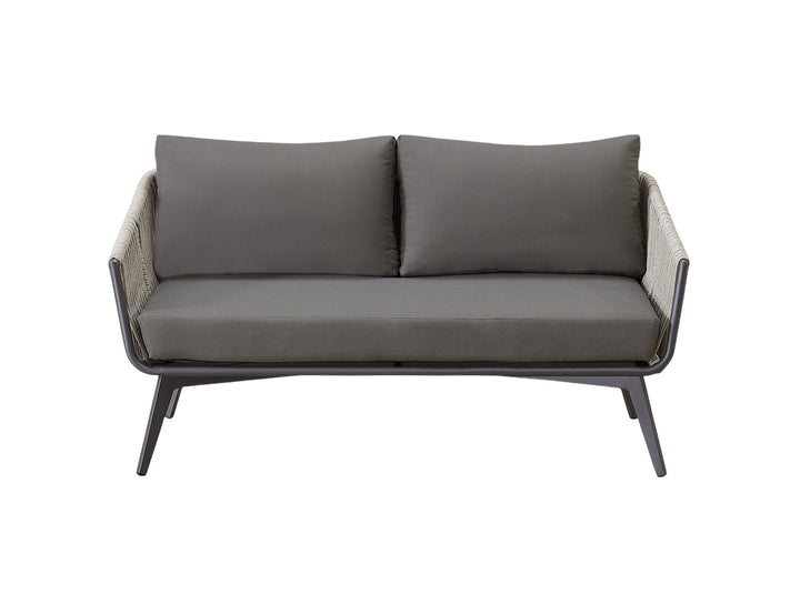 Kereru Aluminium and Rope Outdoor Loveseat