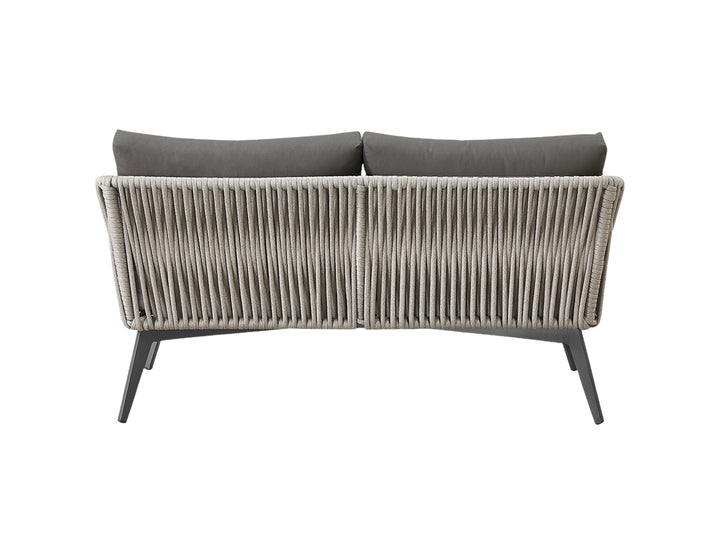 Kereru Aluminium and Rope Outdoor Loveseat