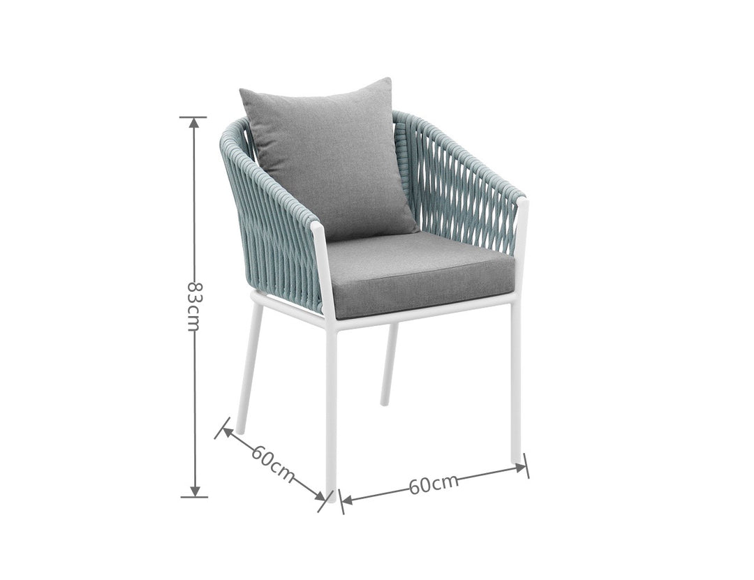 Chickadee Extension Table With Kereru Dining Chair 5-Piece Outdoor Dining Set