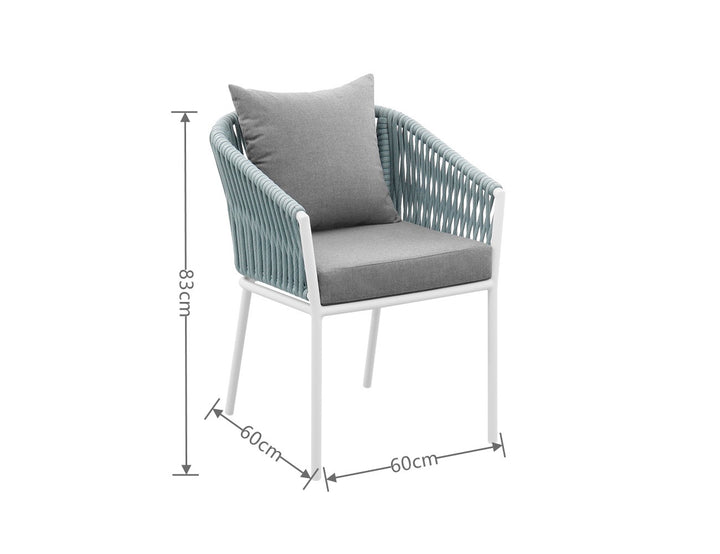 Chickadee Extension Table With Kereru Dining Chair 5-Piece Outdoor Dining Set
