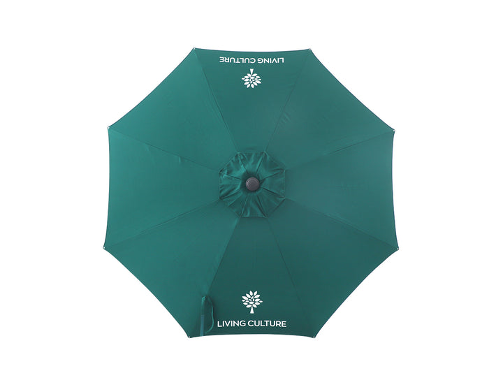 Living Culture 2.7m Round-Market Umbrella - Green