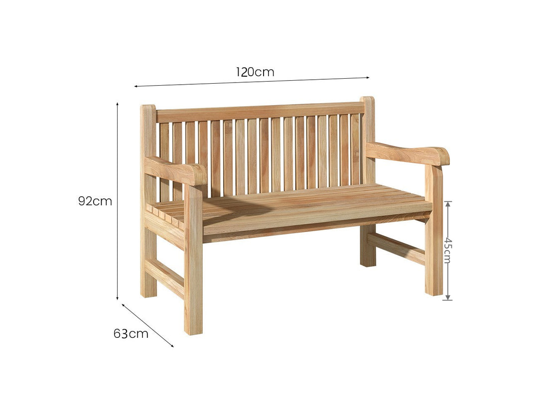 Lyndon A-Grade Teak Garden Bench