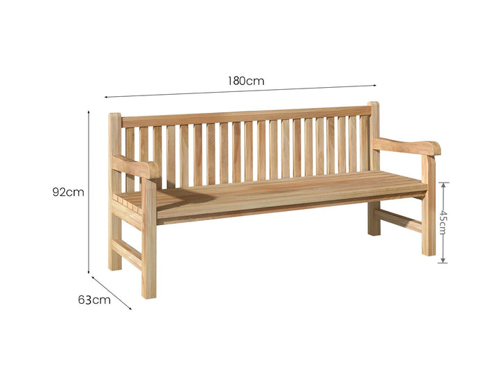 Lyndon A-Grade Teak Garden Bench