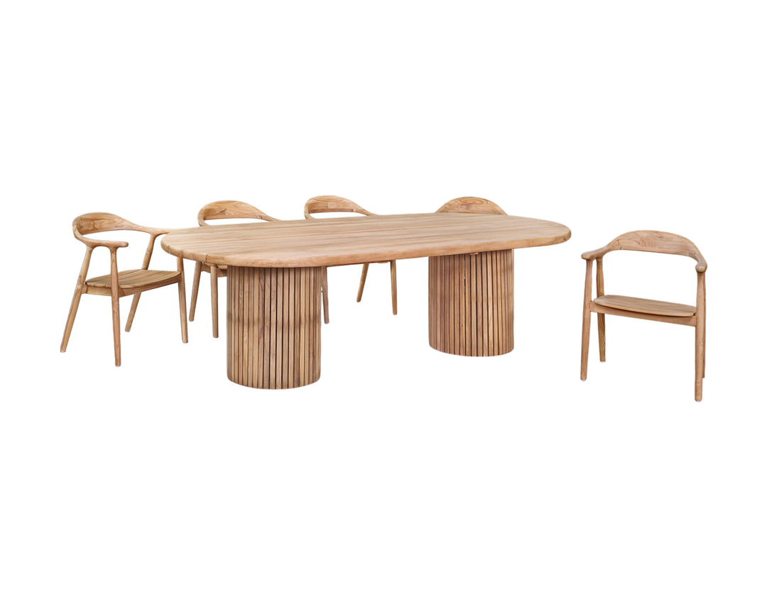 Marco Oval Teak Dining Table