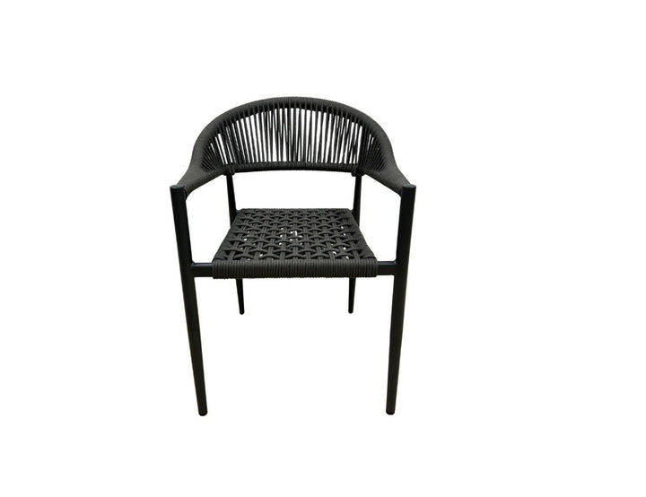 Magpie Aluminium And Rope Dining Chair