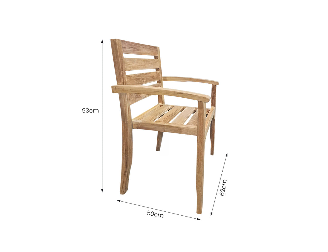 Mason Teak Dining Chair