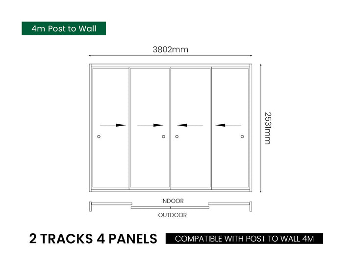 Frameless Glass Sliding door For Mediterranean-SKY Louvre Roof Pergola