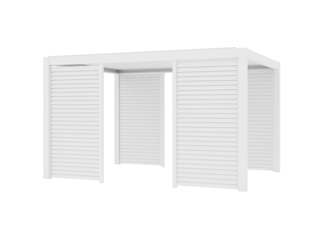 Mediterranean SKY Pergola Shutter Wall