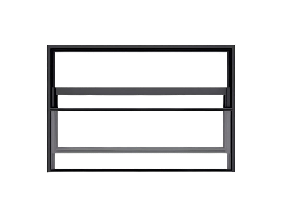 Mediterranean Motorised Vertical Lift Window, Size: 2.3m, Colour: Charcoal