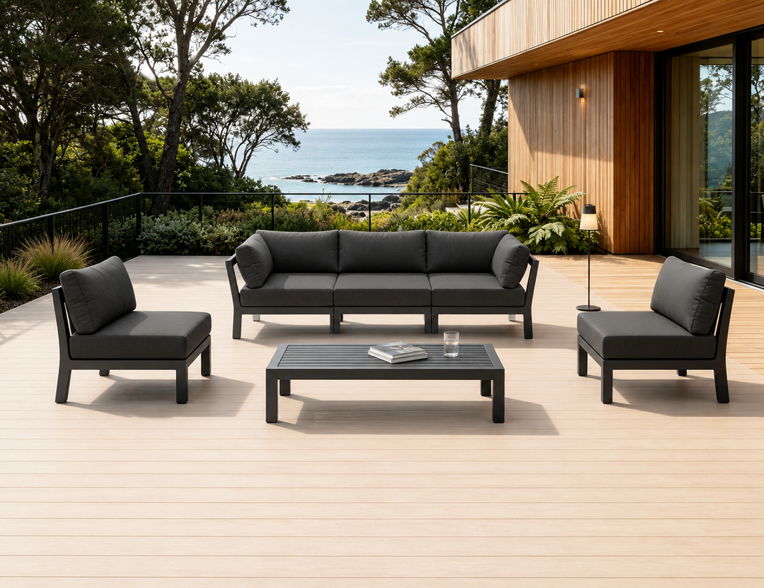 Newport 2.0 Aluminium Outdoor Sofa Set - 5 Seat
