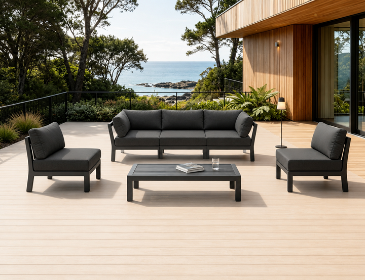 Newport 2.0 Aluminium Outdoor Sofa Set - 5 Seat