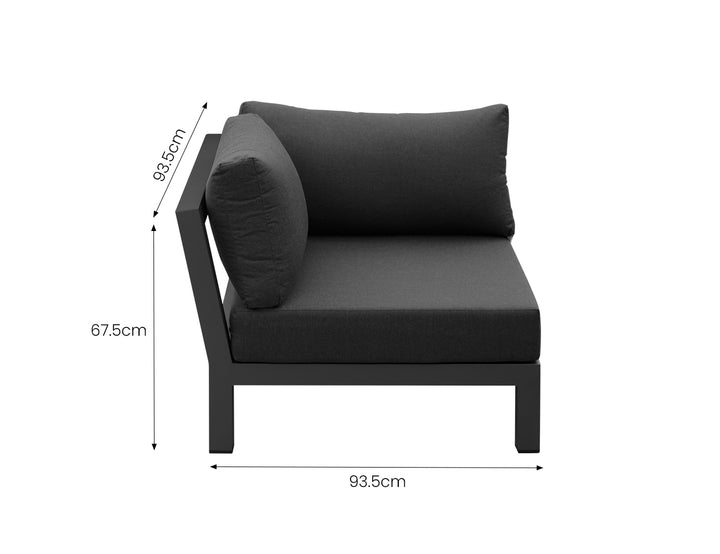 Newport 2.0 Aluminium Outdoor Corner Chair