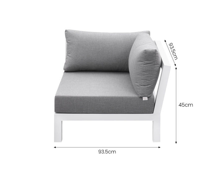 Newport 2.0 Aluminium Outdoor Corner Chair