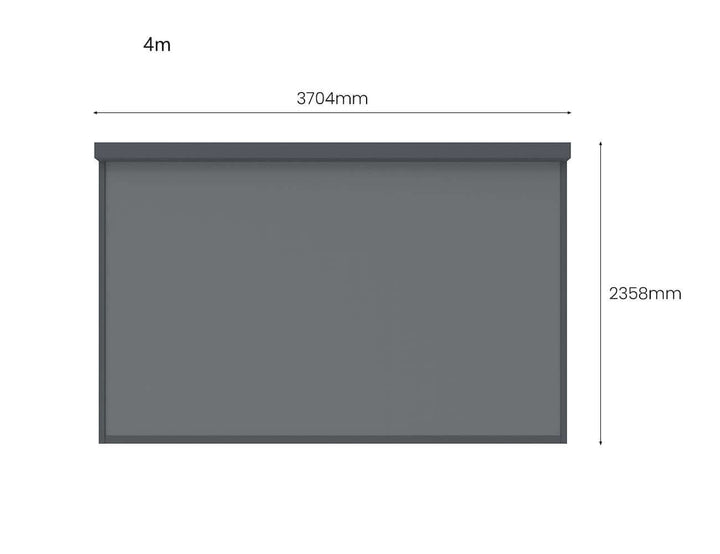 Baltic Freestanding Pergola Retractable Shade Blind 2.0