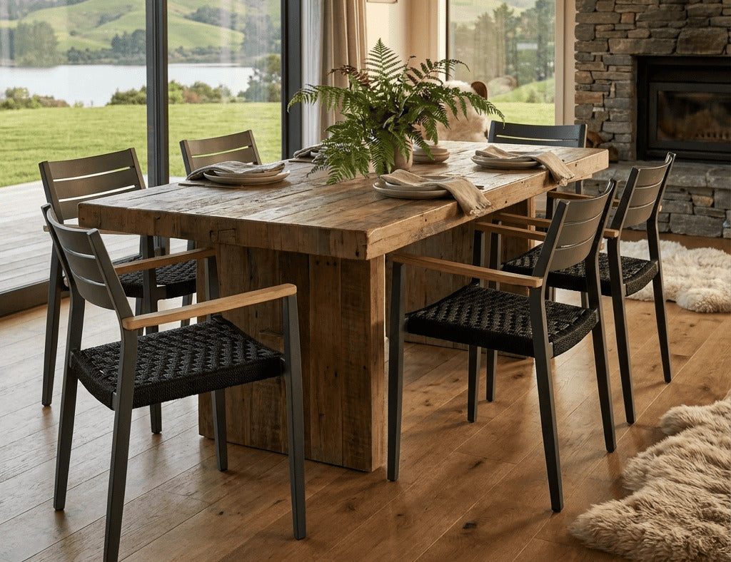 Albatross 2.0 Aluminium and Rope Outdoor Dining Chair