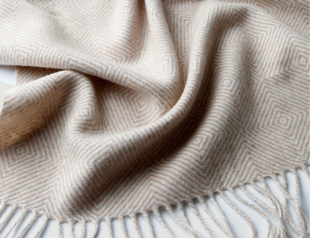 Outdoor Wool Throw Blanket
