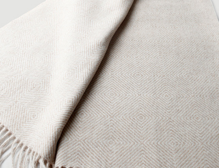 Outdoor Wool Throw Blanket