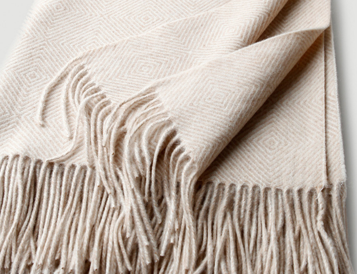 Outdoor Wool Throw Blanket